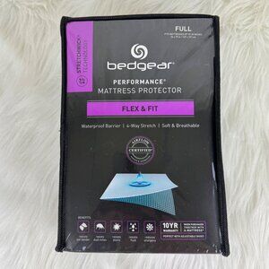 NEW Bedgear Full Size Performance Mattress Protector Cover Flex & Fit